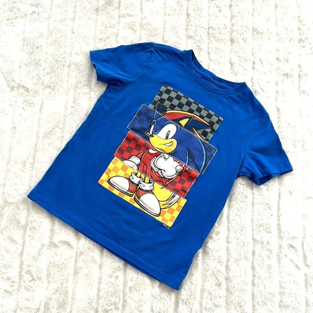 Kids Old Navy Sonic the Hedgehog T-Shirt (Blue) S 6/7